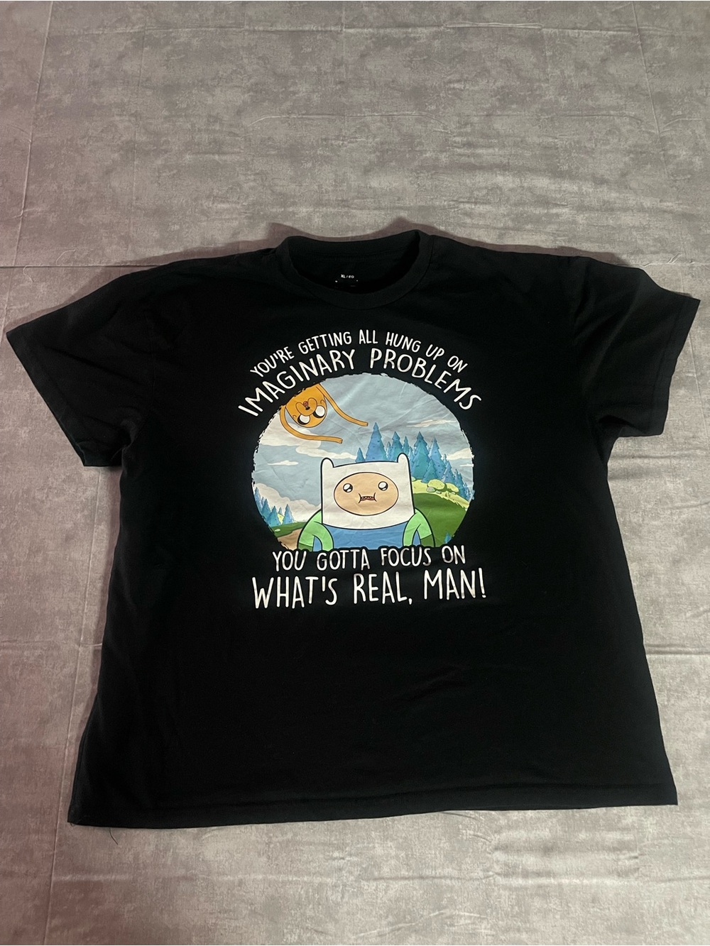 Target Black Adventure Time Graphic Tee with Finn & Jake